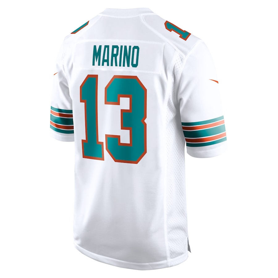 M.Dolphins #13 Dan Marino White Game Jersey Stitched American Football Jerseys