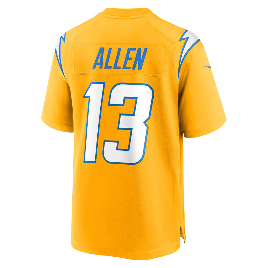 LA.Chargers #13 Keenan Allen Gold Game Jersey Stitched American Football Jerseys
