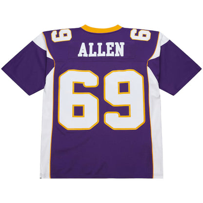 MN.Vikings #69 Jared Allen Purple Mitchell & Ness Purple 2011 Legacy Replica Jersey