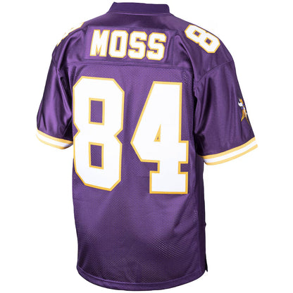 MN.Vikings #84 Randy Moss 2000 Mitchell & Ness Purple Authentic Throwback Retired Player Jersey