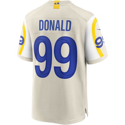 LA.Rams #99 Aaron Donald Cream Game Jersey Stitched American Football Jerseys