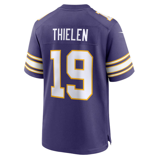 MN.Vikings #19 Adam Thielen Purple Game Jersey Stitched American Football Jerseys