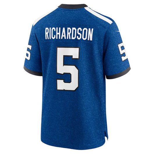 IN.Colts #5 Anthony Richardson Blue Game Jersey Stitched American Football Jerseys