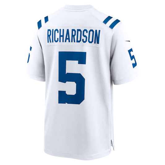 IN.Colts #5 Anthony Richardson White Game Jersey Stitched American Football Jerseys
