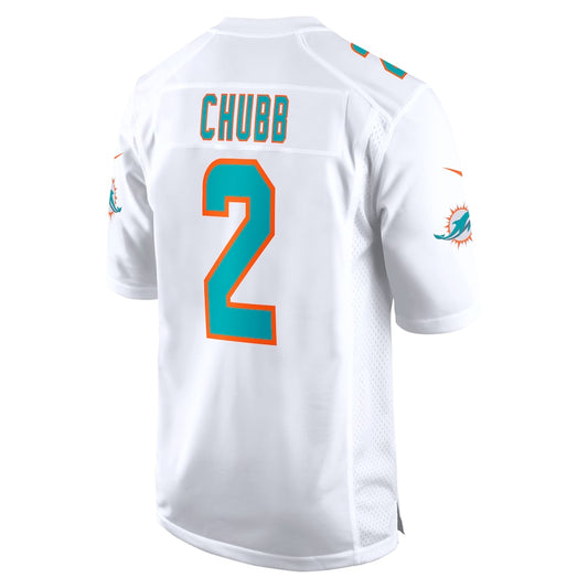 M.Dolphins #2 Bradley Chubb White Game Jersey Stitched American Football Jerseys