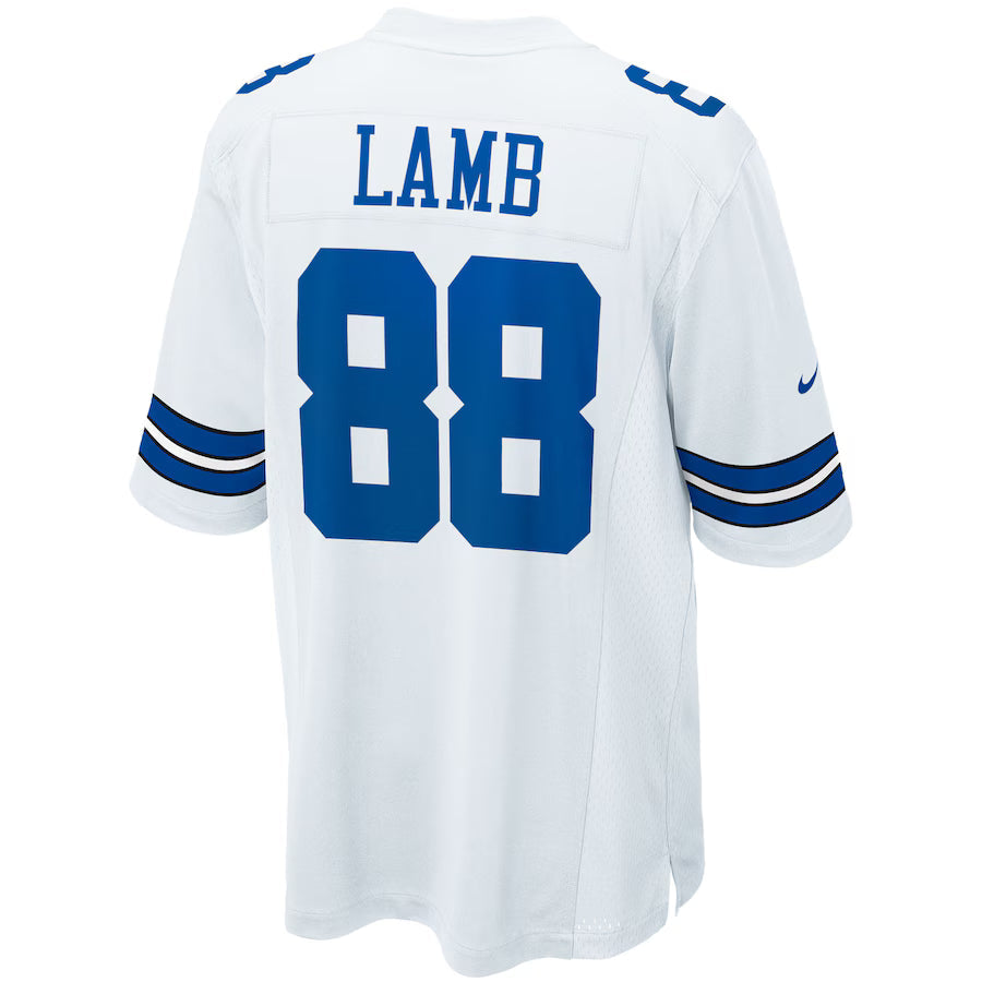 D.Cowboys #88 CeeDee Lamb White Game Jersey Stitched American Football Jerseys