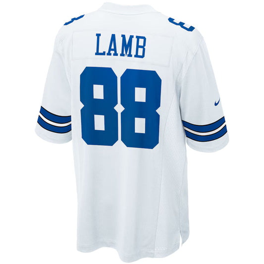 D.Cowboys #88 CeeDee Lamb White Game Jersey Stitched American Football Jerseys