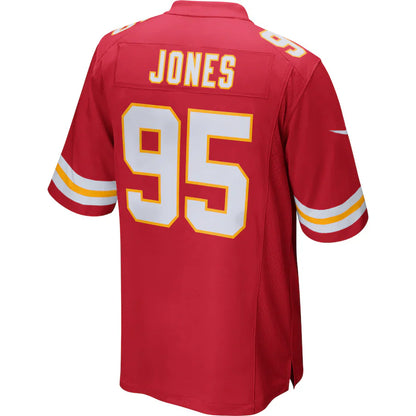 KC.Chiefs #95 Chris Jones Red Game Jersey Stitched American Football Jerseys