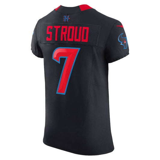 H.Texans #7 C.J. Stroud  Navy Vapor F.U.S.E. Limited Jersey Stitched American Football Jerseys