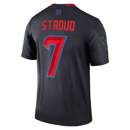 H.Texans #7 C.J. Stroud Navy Game Jersey Stitched American Football Jerseys