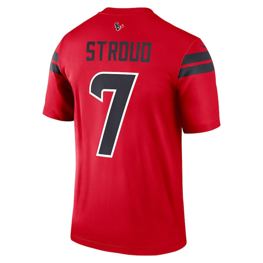 H.Texans #7 C.J. Stroud Red Game Jersey Stitched American Football Jerseys