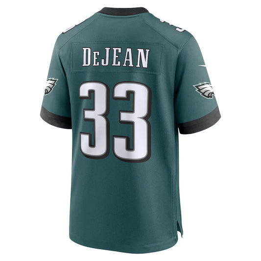 P.Eagles #33 Cooper DeJean Midnight Green Game Jersey Stitched American Football Jerseys