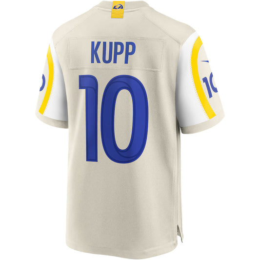 LA.Rams #10 Cooper Kupp Cream Game Jersey Stitched American Football Jerseys