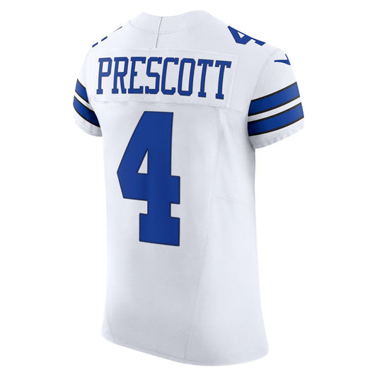 D.Cowboys #4 Dak Prescott White Vapor F.U.S.E. Limited Jersey Stitched American Football Jerseys