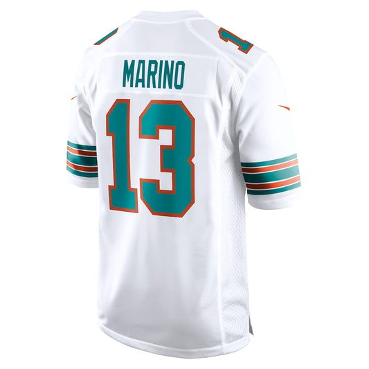 M.Dolphins #13 Dan Marino White Game Jersey Stitched American Football Jerseys
