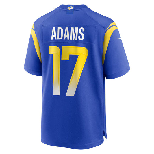 LA.Rams #17 Davante Adams Royal Game Jersey Stitched American Football Jerseys