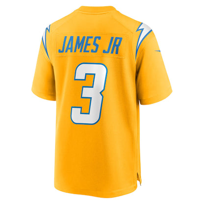 LA.Chargers #3 Derwin James Jr. Gold Game Jersey Stitched American Football Jerseys