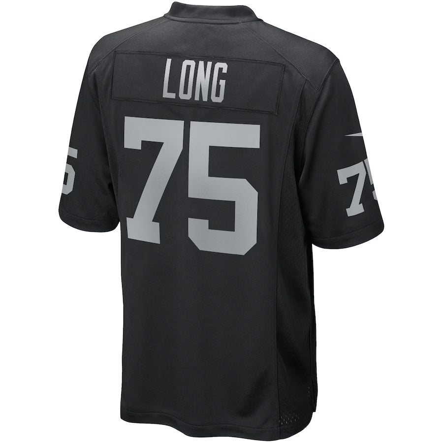 LV.Raiders #75 Howie Long Black Game Jersey Stitched American Football Jerseys