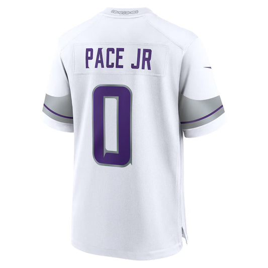 MN.Vikings #0 Ivan Pace Jr White Game Jersey Stitched American Football Jerseys