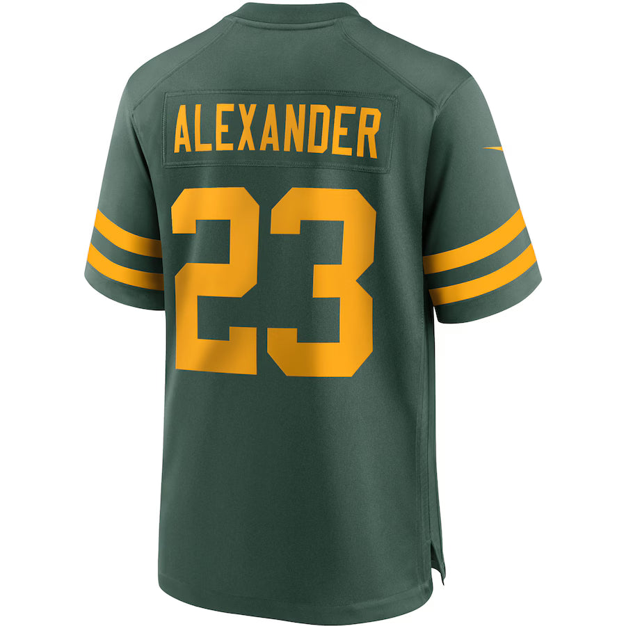 GB.Packers #23 Jaire Alexander Green Game Jersey Stitched American Football Jerseys