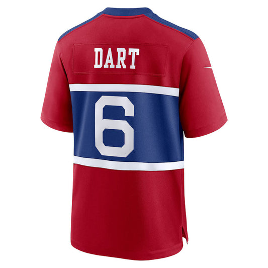 NY.Giants #6 Jaxson Dart Red Vapor F.U.S.E. Limited Stitched Football Jerseys