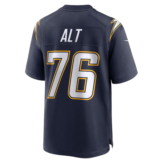 LA.Chargers #76 Joe Alt Navy Game Jersey Stitched American Football Jerseys