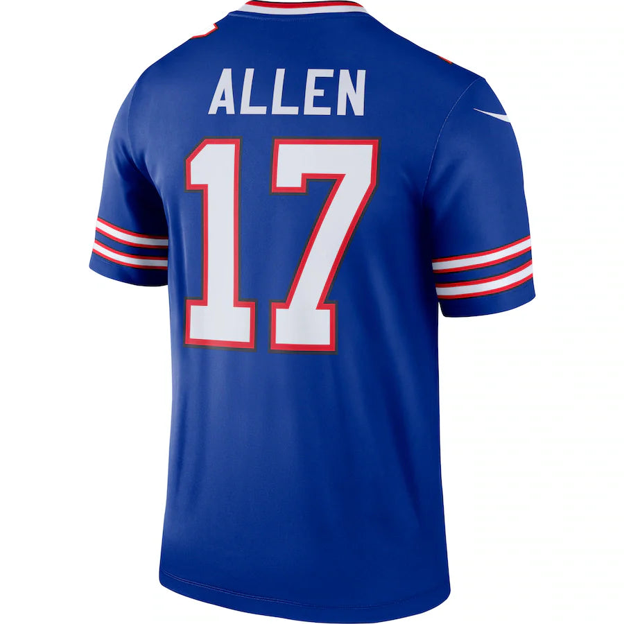 B.Bills #17 Josh Allen Royal Game Jersey Stitched American Football Jersey
