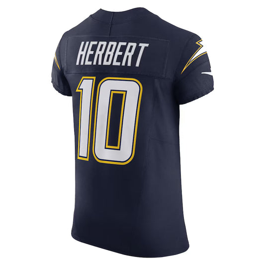LA.Chargers #10 Justin Herbert Navy Vapor F.U.S.E. Limited Jersey Stitched American ootball Jerseys