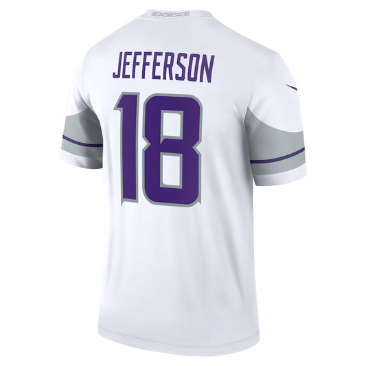 MN.Vikings #18 Justin Jefferson White Game Jersey Stitched American Football Jerseys