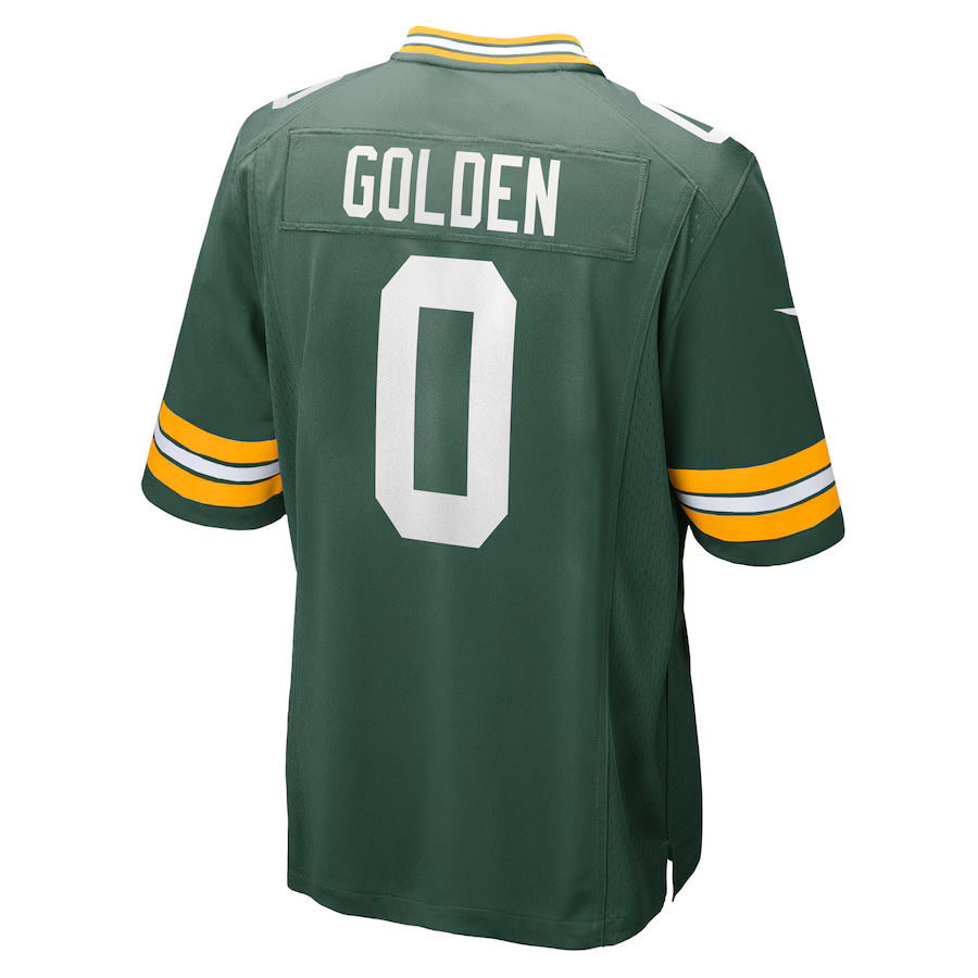 GB.Packers #0 Matthew Golden Green Game Jersey Stitched American Football Jerseys