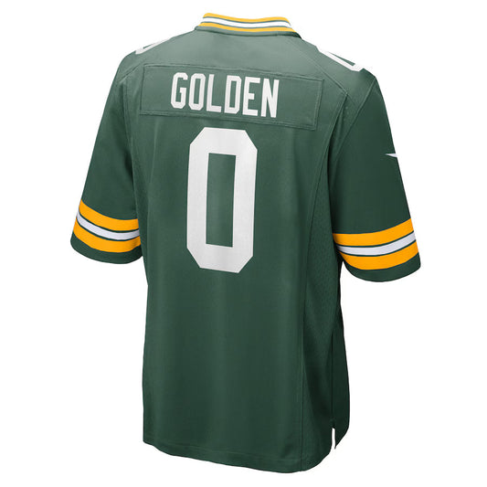 GB.Packers #0 Matthew Golden Green Game Jersey Stitched American Football Jerseys