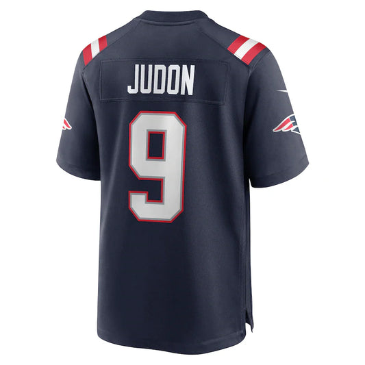 NE.Patriots #9 Matthew Judon Navy Game Jersey Stitched American Football Jerseys