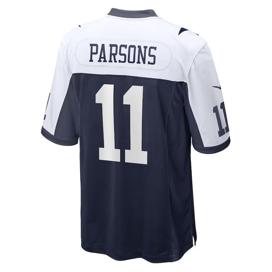D.Cowboys #11 Micah Parsons Navy Game Jersey Stitched American Football Jerseys