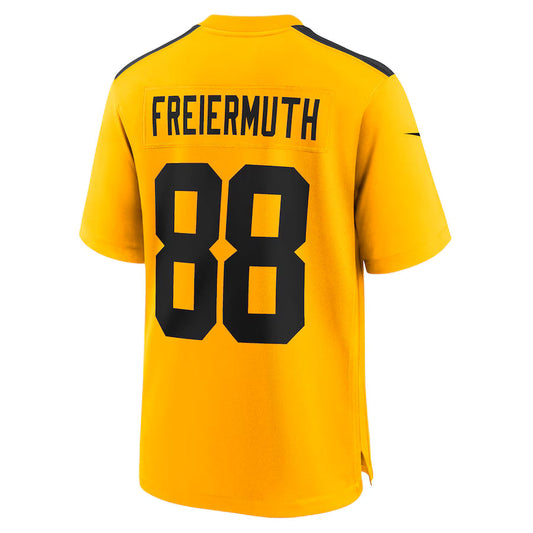 P.Steelers #88 Pat Freiermuth Gold Game Jersey Stitched American Football Jerseys
