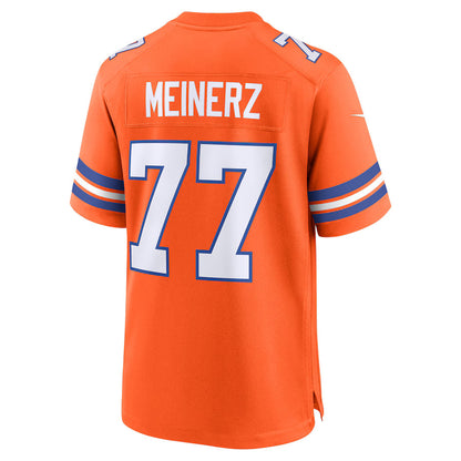 D.Broncos #77 Quinn Meinerz Game Jersey Stitched American Football Jerseys