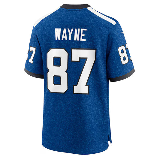 IN.Colts #87 Reggie Wayne Blue Game Jersey Stitched American Football Jerseys