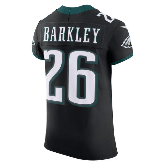 P.Eagles #26 Saquon Barkley Black Vapor F.U.S.E. Limited Jersey Stitched American Football Jerseys