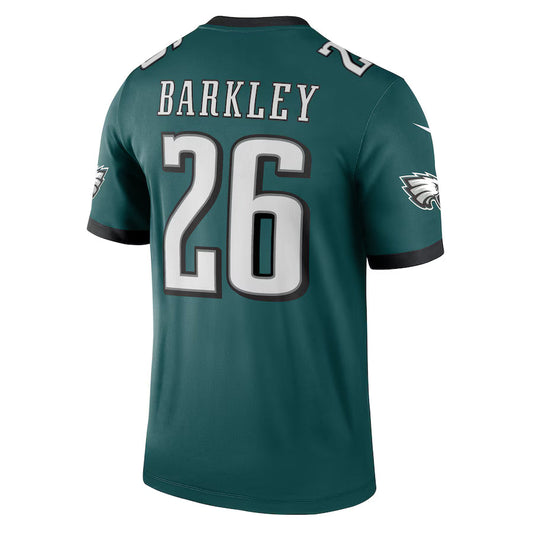 P.Eagles #26 Saquon Barkley Midnight Green Game Jersey Stitched American Football Jerseys