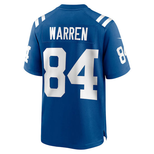 IN.Colts #84 Tyler Warren Royal Game Jersey Stitched American Football Jerseys