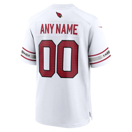 Custom A.Cardinal White Game Jersey Stitched American Football Jerseys
